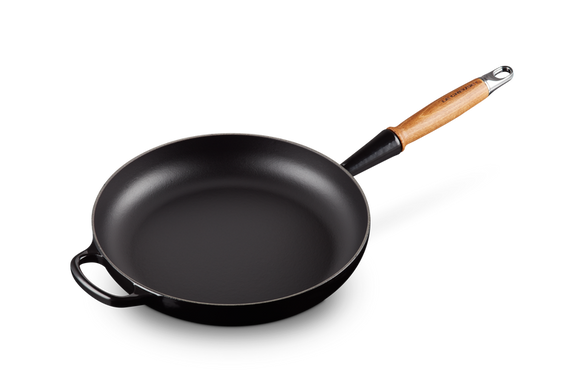 Сковорідка Le Creuset Signature 28 см з дерев'яною ручкою Rhone фото