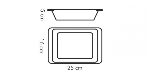 Форма порцелянова для випічки Tescoma Gusto 25х16 см біла фото