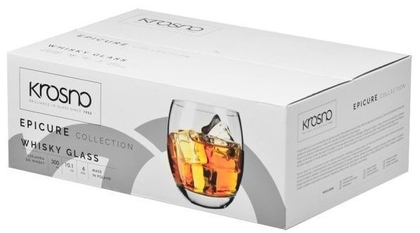 Набор стаканов для виски Krosno Epicure 6 шт 300 мл фото