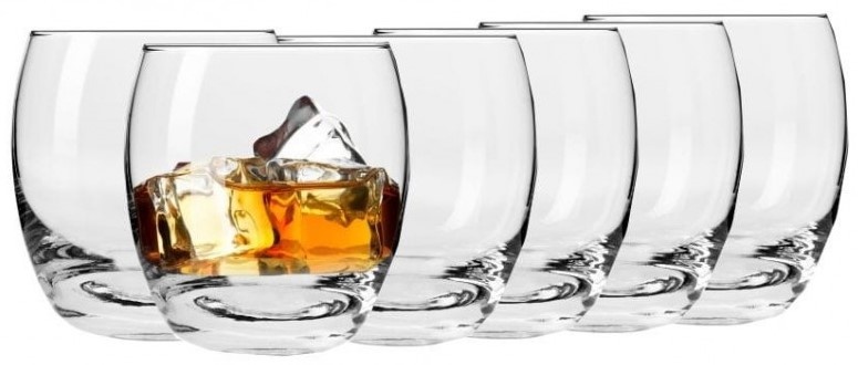 Набір склянок для віскі Krosno Epicure 6 шт 300 мл фото