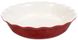 Форма для пирога Emile Henry 1,2 л 26 см керамическая красная с белым