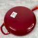 Сковорідка Le Creuset Signature 24 см з дерев'яною ручкою Cerise