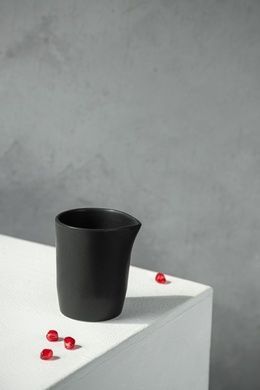 Набор из 6 молочников Dovbysh Porcelain Win 125 мл черный фото