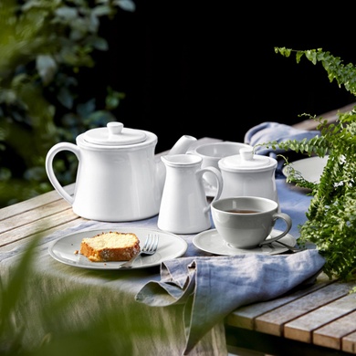 Чашка для чая с блюдцем Costa Nova Friso 260 мл зеленые фото