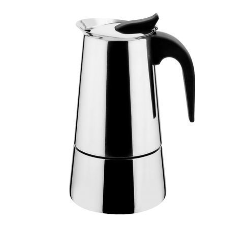 Гейзерна кавоварка 200 мл Vinzer Moka Inox Induction на 4 чашки фото