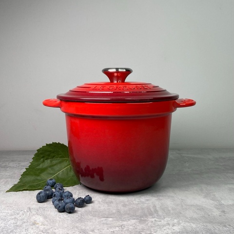 Рисоварка Le Creuset Tradition 2 л з кришкою Cerise фото