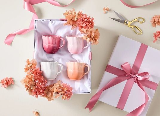 Чашка для кави Le Creuset Petal 330 мл P&ecirc;che фото