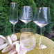 Набір із 4 бокалів для вина Прозора бірюза 450 мл