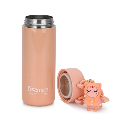 Термос Fissman 0,38 л розовый фото