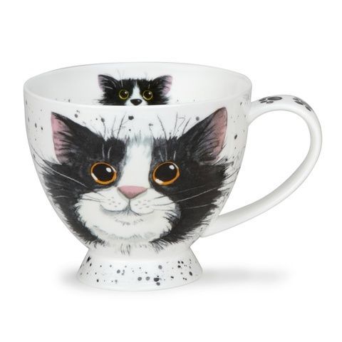 Чашка Dunoon Sky Catter Splatter Black&W 450 мл фото