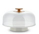 Тортовница Alessi Mattina 31 см серая