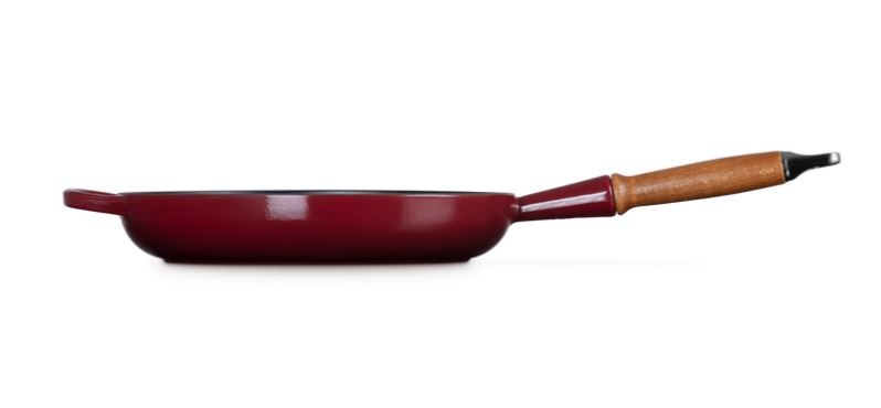 Сковорідка Le Creuset Signature 28 см з дерев'яною ручкою Rhone фото