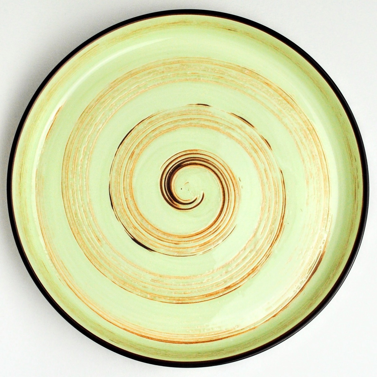Тарелка десертная Wilmax Spiral Pistachio 18 см фото