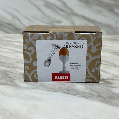 Підставка для яйця з ложкою Alessi Dressed 8,2 см фото