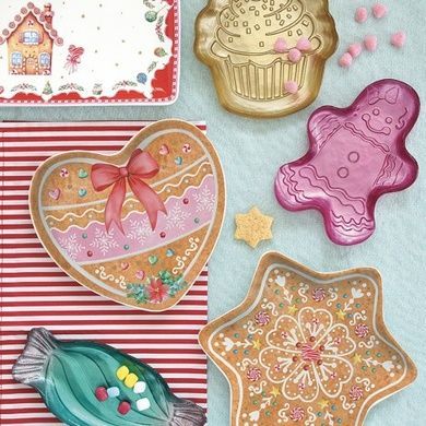 Тарілка десертна Easy Life Sweet Christmas 19 см фото
