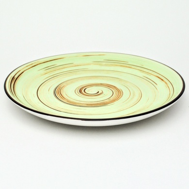 Тарелка десертная Wilmax Spiral Pistachio 18 см фото