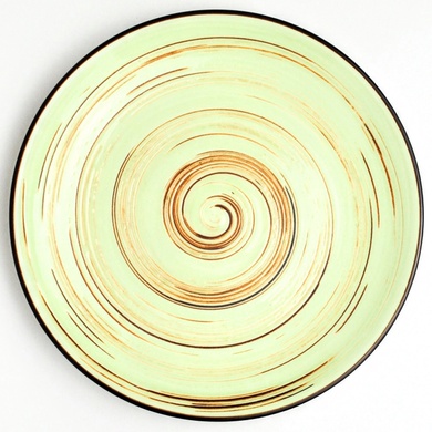Тарілка десертна Wilmax Spiral Pistachio 18 см фото