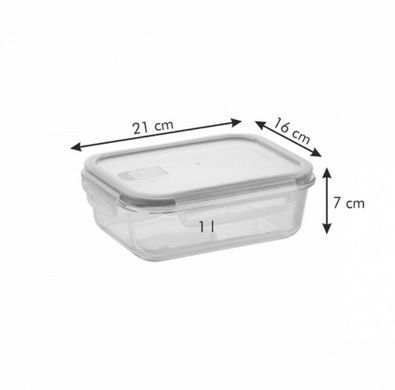 Контейнер Tescoma Freshbox Glass 1 л фото