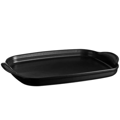 Форма для запікання на грилі Emile Henry BBQ 42,5&times;27,5&times;4 см чорна фото