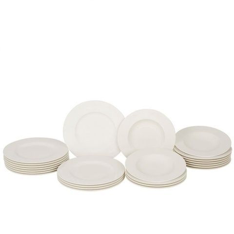 Столовый сервиз Villeroy & Boch Basic White 24 предмета 12 персон фото