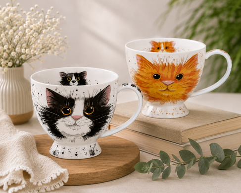 Чашка Dunoon Sky Catter Splatter Ginger 450 мл фото