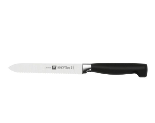 Нож универсальный 13 см Zwilling Four Star с зубчиками фото