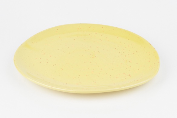 Тарелка обеденная DCeramics овальная желтая фото