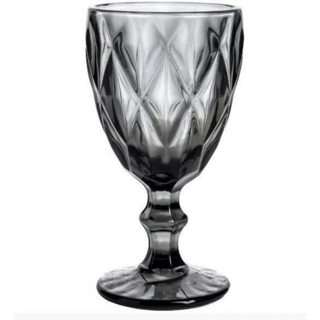 Набор бокалов для вина Helios "Кристалл" 6 шт. 320 мл, цветное стекло фото