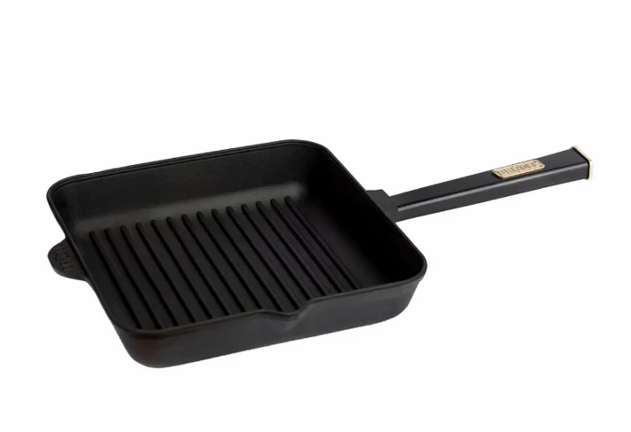 Сковорідка-гриль Brizoll Optima Black 28х28 см чавунна фото
