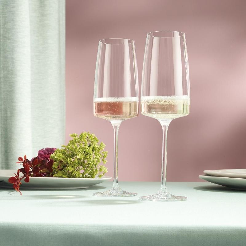 Набір келихів для шампанського Schott Zwiesel Vivid Senses Light & Fresh Sparkling Wine 388 мл, 2 шт фото