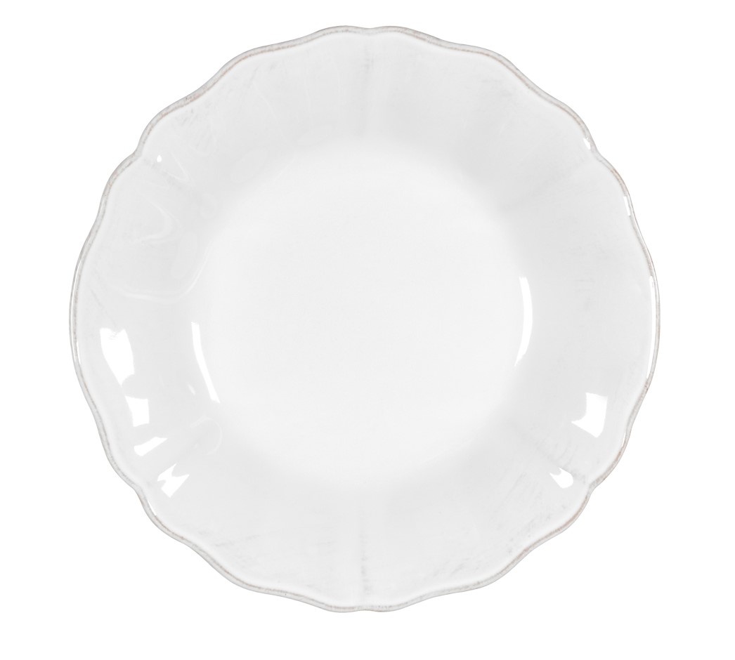 Тарелка для пасты Costa Nova Alentejo 24 см белая фото