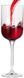 Набір келихів для червоного вина Krosno Glamour 6 шт 350 мл