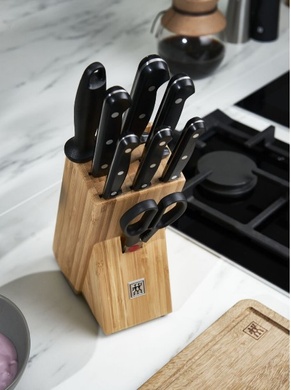 Набір ножів Zwilling Twin Chef 9 предметів коричневий фото