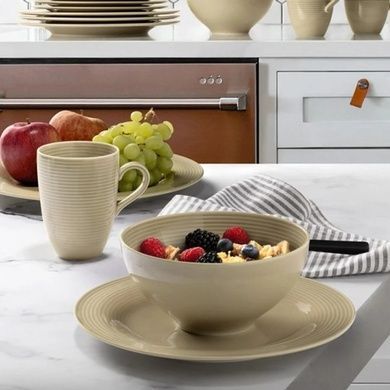 Набір із 6 чашок Seltmann Beat Color Glaze 350 мл бежевий фото