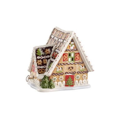 Свічник пряничний будиночок Villeroy & Boch Christmas Toys Memory 15х20 см музичний фото