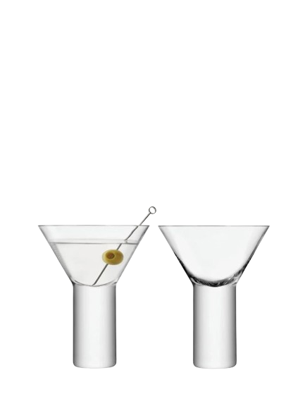 Набор из 2 бокалов для мартини LSA International Boris 236 мл фото