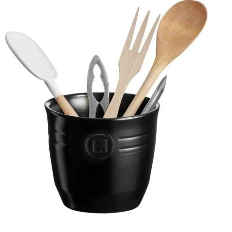 Органайзер для кухонного приладдя Emile Henry Kitchen Tools 13х11,5 см чорний фото