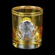 Набор стаканов для виски Boss Crystal Leader Gold с серебряными, золотыми и платиновыми накладками