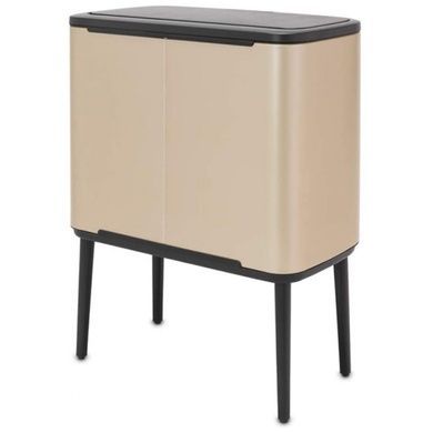 Бак для мусора Brabantia Pedal Bin 11+23 л бежевый фото