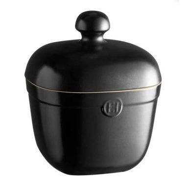 Банка для печива Emile Henry Storage 2,4 л чорна фото