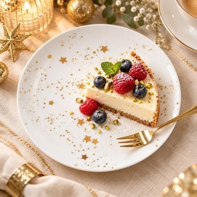 Тарелка десертная Seltmann Liberty Golden Stars 22,5 см фото