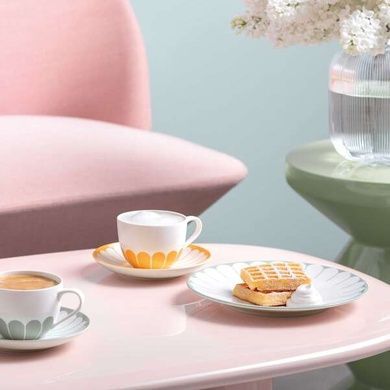 Тарелка десертная Villeroy & Boch Fleur 21,2 см оранжевая фото