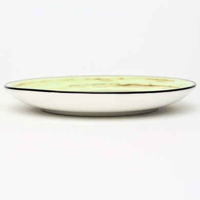 Тарілка десертна Wilmax Spiral Pistachio 20,5 см фото