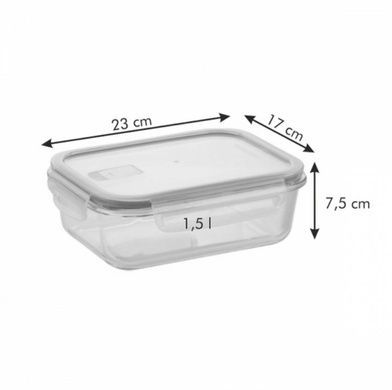 Контейнер Tescoma Freshbox Glass 1,5 л фото