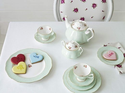 Сервірувальне блюдо 2-х ярусне Royal Albert Polka Rose 22,9 см фото