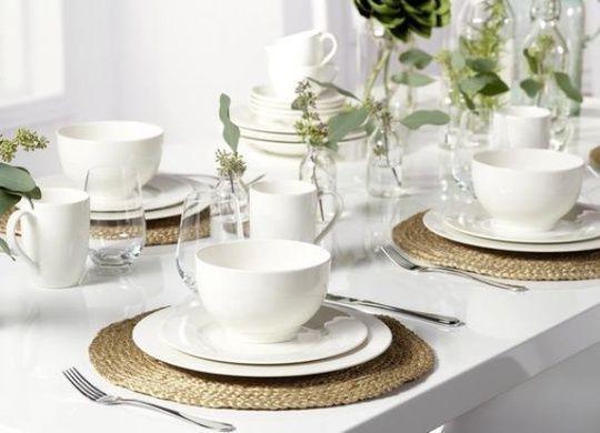 Столовый сервиз Villeroy & Boch Basic White 12 предметов 6 персон фото