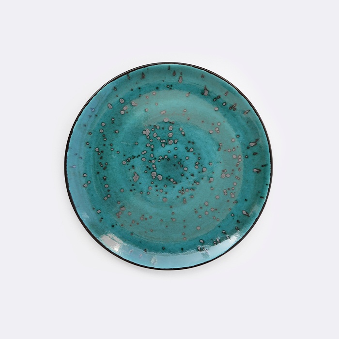 Тарелка Manna ceramics Тиффани Бирюза 26 см фото