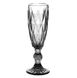 Набір келихів для шампанського Helios "Кристал" 6 шт. 150 мл, кольорове скло