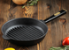 Сковорідка-гриль Brizoll Optima Black 26 см чавунна