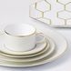 Тарелка глубокая Wedgwood Gio Gold 22 см